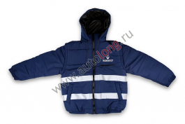 Куртка мужская утепленная (с логотипом Renault / светоотражающая) 2XL