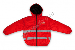 Куртка мужская утепленная (с логотипом VOLVO / светоотражающая) 3XL