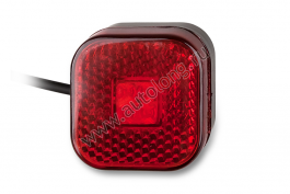 Указатель габарита LED Красный (Маркерный) Квадрат 24В