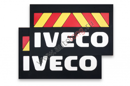 Брызговики задние (красно-желтые) IVECO резина Брызговики задние (красно-желтые) IVECO резина