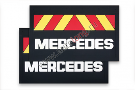 Брызговики задние (красно-желтые) MERCEDES Брызговики задние (красно-желтые) MERCEDES