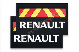 Брызговики задние (красно-желтые) RENAULT Брызговики задние (красно-желтые) RENAULT