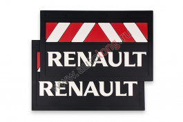 Брызговики грузовые задние (красно-белые) RENAULT Брызговики грузовые задние (красно-белые) RENAULT