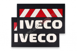 Брызговики задние (красно-белые) IVECO резина Брызговики задние (красно-белые) IVECO резина