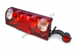 Фонарь Europoint (R) 024 (Фишка) белый катафот с габаритом Фонарь Europoint (R) 024 (Фишка) белый катафот с габаритом