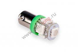 Лампа малый цоколь 24 V (кукуруза 5 диодов) зеленый Лампа малый цоколь 24 V (кукуруза 5 диодов) зеленый