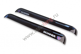 Дефлектор прямой SCANIA  4 серия (черный)