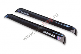 Дефлектор прямой SCANIA 4 серия (черный) Дефлектор прямой SCANIA 4 серия (черный)