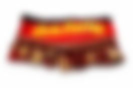 Ламбрекен лобового стекла и угол для грузовиков российской марки (польская ткань) Красный с бордово-золотой бахромой