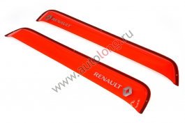 Дефлектор прямой RЕNAULT PREMIUM (Красный)