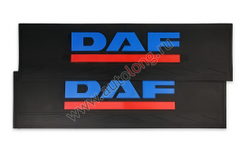 Брызговики длинномеры из 2-х частей DAF (синяя надпись) Брызговики длинномеры из 2-х частей DAF (синяя надпись)