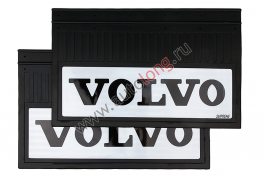 Брызговики грузовые светоотражающие задние VOLVO (резина) комплект 600*370