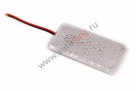 Катафот прямоугольный на липучке LED Белый 24В Катафот прямоугольный на липучке LED Белый 24В