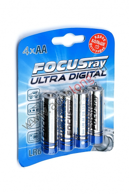 Батарейка FOCUSRAY LR6 АА ULTRA DIGITAL (пальчиковая) 4 шт. Батарейка FOCUSRAY LR6 АА ULTRA DIGITAL (пальчиковая) 4 шт.