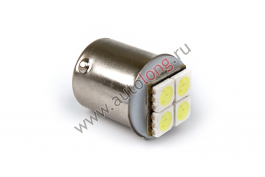 Лампа диодная большой цоколь 4 LED (24 V) Лампа диодная большой цоколь 4 LED (24 V)