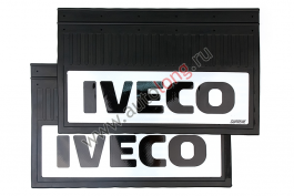 Брызговики светоотражающие задние IVECO (резина) комплект