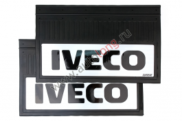 Брызговики светоотражающие задние IVECO (резина) комплект Брызговики светоотражающие задние IVECO (резина) комплект