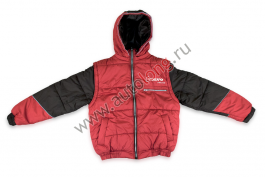 Куртка комбинированная с вышивкой VOLVO (52, красные)