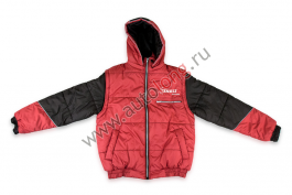 Куртка комбинированная с вышивкой RENAULT (52, красные)