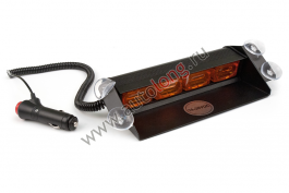 Маяк светодиодный 10-30V (желтый) (Стробоскоп ЛОБОВОЙ) Маяк светодиодный 10-30V (желтый) (Стробоскоп ЛОБОВОЙ)