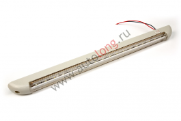 Плафон салона LED 18 диодов L-400мм с выключателем Белый Плафон салона LED 18 диодов L-400мм с выключателем Белый