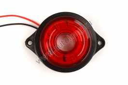 Указатель габаритов LED 24V круглый D-55мм 6 диодов  Красный