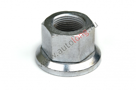 Гайка колеса 22x1.5, Н32, ключ 32 с шайбой (Белая) Гайка колеса 22x1.5, Н32, ключ 32 с шайбой (Белая)