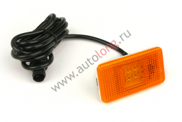 Указатель габаритов (LED) SCANIA P/R Желтый (c проводом и фишкой) Указатель габаритов (LED) SCANIA P/R Желтый (c проводом и фишкой)