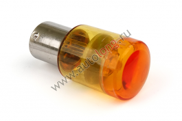 Лампа большой цоколь 4SMD 24 V (Желтый Линза) обманка Лампа большой цоколь 4SMD 24 V (Желтый Линза) обманка