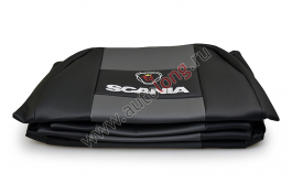 Чехол-сиденья ЭКО КОЖА (серый) SCANIA 5 серия (1 ремень) Чехол-сиденья ЭКО КОЖА (серый) SCANIA 5 серия (1 ремень)
