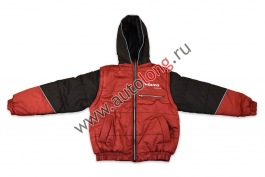 Куртка комбинированная с вышивкой VOLVO (50, красные)