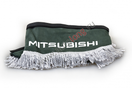 Ламбрекен лобового стекла и угол на грузовики MITSUBISHI (польская ткань) Зеленый с белым Ламбрекен лобового стекла и угол на грузовики MITSUBISHI (польская ткань) Зеленый с белым
