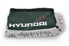 Ламбрекен лобового стекла и угол на грузовик HYUNDAI (польская ткань) Зеленый с серым Ламбрекен лобового стекла и угол на грузовик HYUNDAI (польская ткань) Зеленый с серым