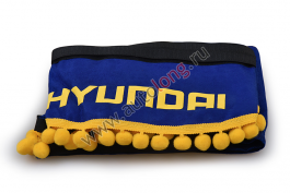 Ламбрекен лобового стекла и угол на грузовики HYUNDAI Porter (польская ткань) Синий с желтым Ламбрекен лобового стекла и угол на грузовики HYUNDAI Porter (польская ткань) Синий с желтым
