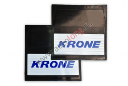 Брызговики грузовые светоотражающие KRONE (СИНИЕ) комплект 400*400