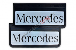 Брызговики светоотражающие передние на грузовики MERCEDES 520*250 (резина) комплект Брызговики светоотражающие передние на грузовики MERCEDES 520*250 (резина) комплект