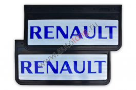 Брызговики передние светоотражающие (резина) на грузовики RENAULT (СИНИЕ) 520*250 мм