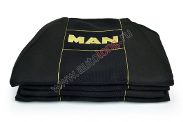 Чехол-сиденья MAN F-2000 (2 ремня) Черный