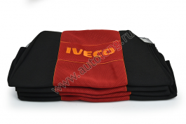 Чехлы для сидений IVECO (2 ремня) Красные Чехлы для сидений IVECO (2 ремня) Красные