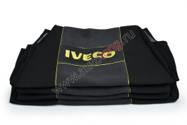 Чехлы на сиденья IVECO (2 ремня) Серые Чехлы на сиденья IVECO (2 ремня) Серые