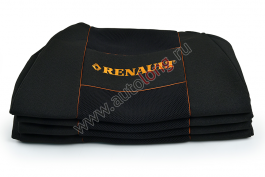 Чехол-сиденья RENAULT MAGNUM (2 ремня) Черный Чехол-сиденья RENAULT MAGNUM (2 ремня) Черный