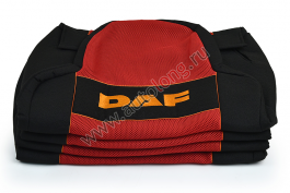 Чехол-сиденья DAF XF105 (Super Space Cab) (2 ремня) Красный