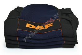 Чехол-сиденья DAF XF105 (Super Space Cab) (2 ремня) Синий