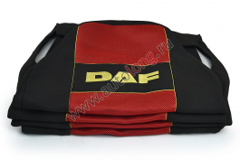 Чехол-сиденья DAF- XF95  XF105 (2 ремня) Красный