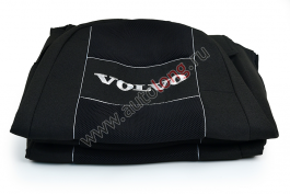 Чехол-сиденья VOLVO  FH - 12 (до 2003г) (2 ремня) Черный