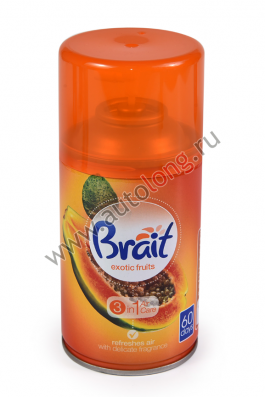 Ароматизатор для диспенсера BRAIT EXOTIC FRUITS (Экзотические фрукты) 250 мл Ароматизатор для диспенсера BRAIT EXOTIC FRUITS (Экзотические фрукты) 250 мл