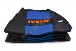 Чехол-сиденья ЭКО КОЖА (Cиний) IVECO Stralis (2 ремня) Чехол-сиденья ЭКО КОЖА (Cиний) IVECO Stralis (2 ремня)