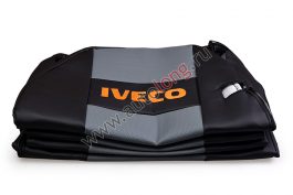 Чехол-сиденья ЭКО КОЖА (Серый) IVECO Stralis (2 ремня) Чехол-сиденья ЭКО КОЖА (Серый) IVECO Stralis (2 ремня)