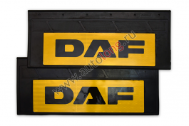 Брызговики узкие светоотражающие (резина) DAF (Желтая основа) 660*270 Брызговики узкие светоотражающие (резина) DAF (Желтая основа) 660*270