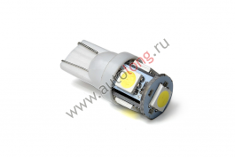 Лампа автомобильная T10 SMD5 24В W